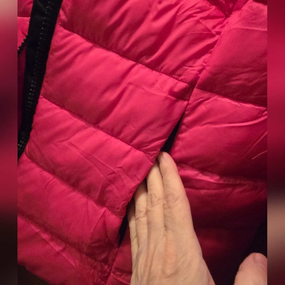 HOST PICK! 🎉🎊 32 Degrees Women's Vibrant Pink Puffer Jacket SzM - Picture 3 of 8